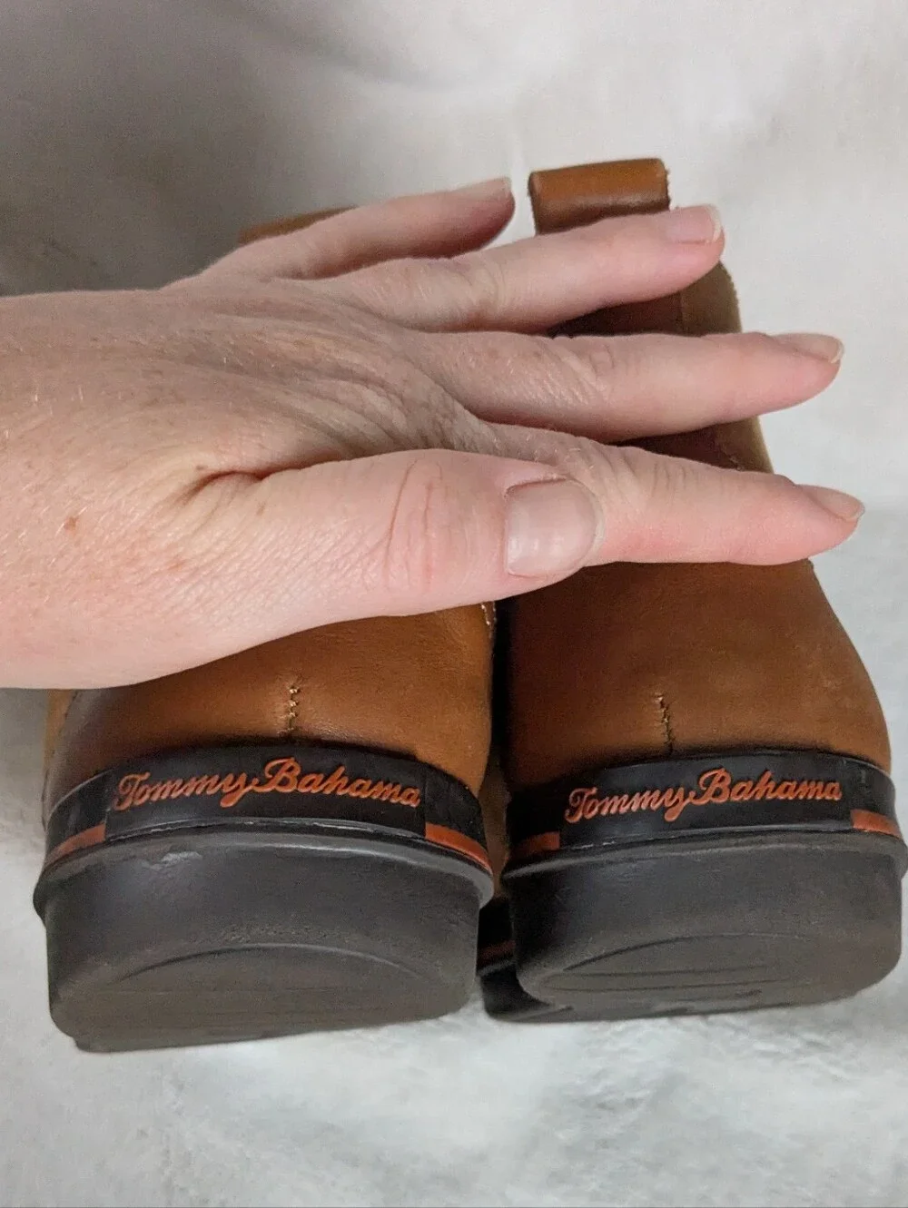 Tommy Bahama Reflexology Riker Tan Chukka Ankle Boots Mens Suede Size 10D